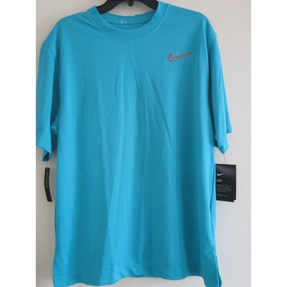 Nike BV9415-359 Men's Size Large Basketball Dri-Fit Classic Short Sleeved Shirt - Picture 2 of 6